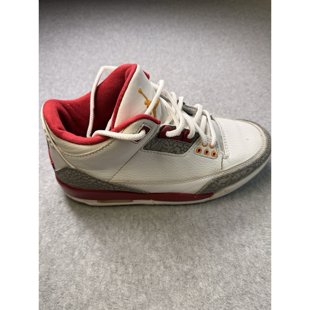 Nike Air Jordan 3 Retro GS White Orange Red 318376-086 Youth 8Y